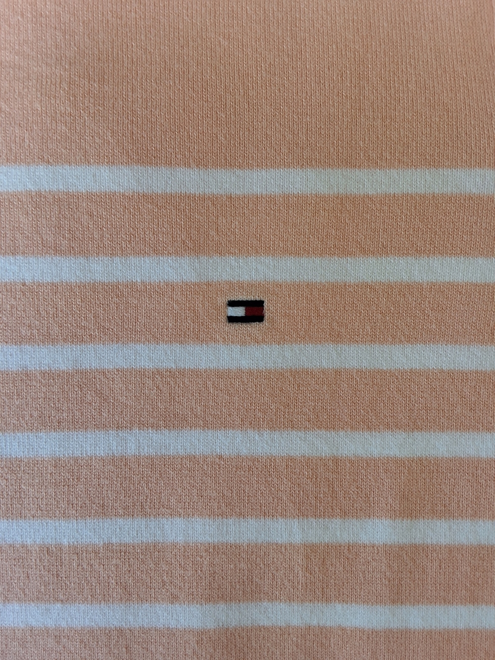Tommy Hilfiger Women' Striped Boatneck Sweater in Blush & White - Picture 6 of 7